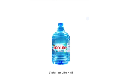 Nước i-on life 4,5 L  thùng 4 chai